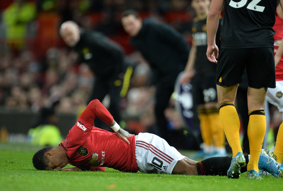  Man Utd star Marcus Rashford will be out for around EIGHT WEEKS