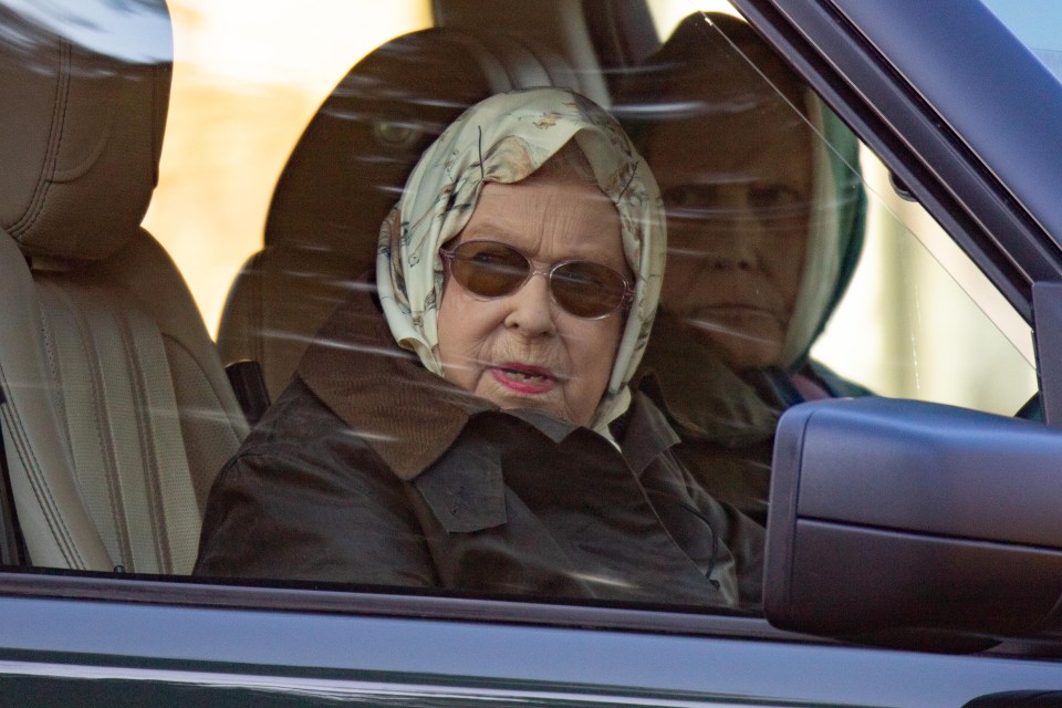  The Queen is spotted out in Sandringham on Saturday