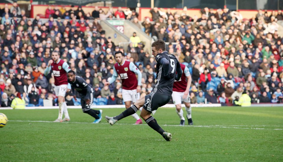  Vardy failed to convert from the spot with the scores level at 1-1