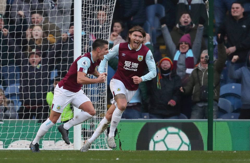  Westwood celebrates scoring the winner for the home side