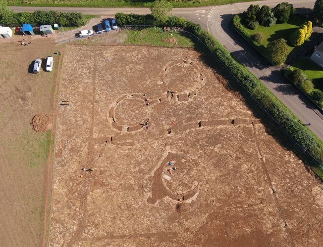  Evidence of Iron Age roundhouses were also uncovered at the site