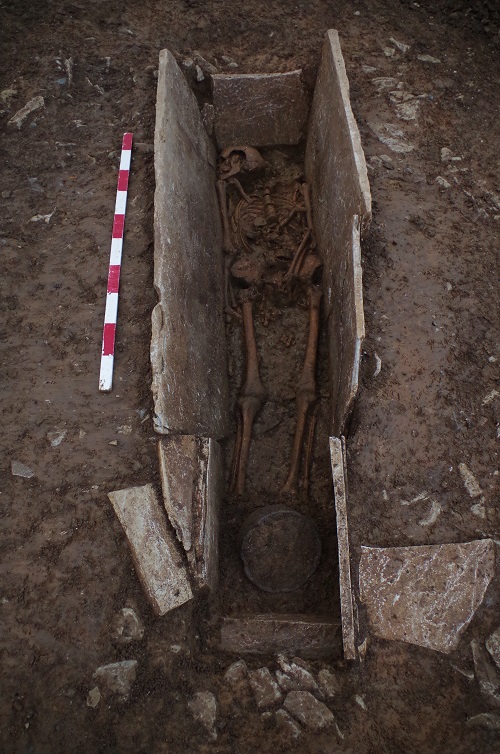  Bodies were buried inside graves built from local stone