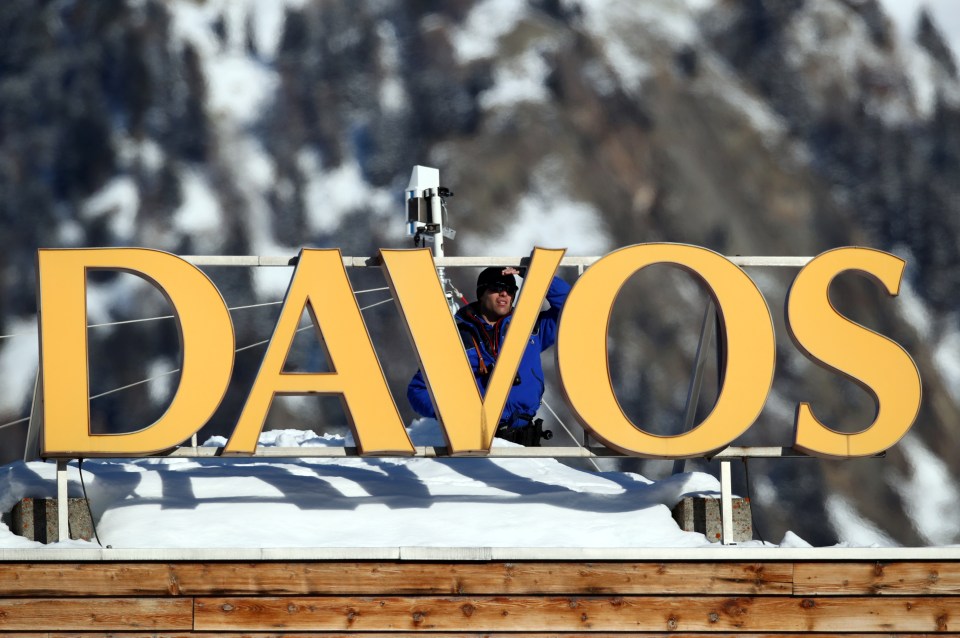 Davos is a skiing village in Switzerland