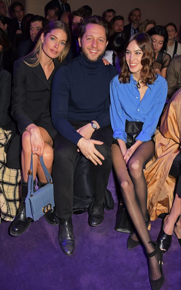  The ex-Victoria’s Secret Angel was photographed recently at Paris Fashion Week with designer Alexa Chung and US journalist Derek Blasberg