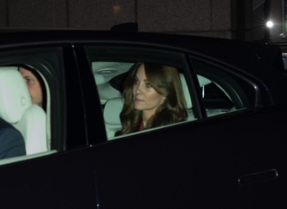 Kate Middleton was earlier seen leaving Kensington Palace for Buckingham Palace