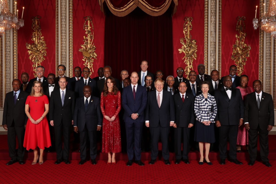 This is the first reception that William has hosted alone – part of his preparation to one day become king