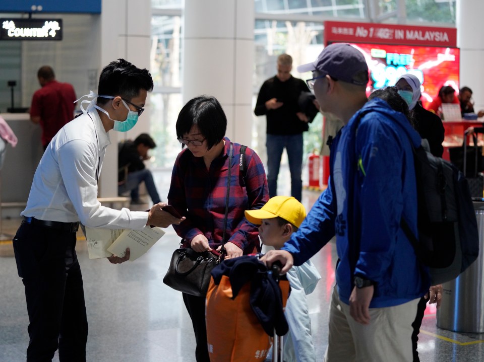  The airport checks were put in place after it was revealed the virus had jumped borders