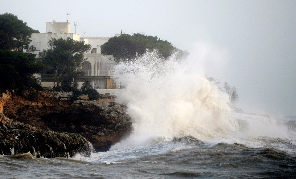  Spain and its islands have been battered by monster 50ft waves