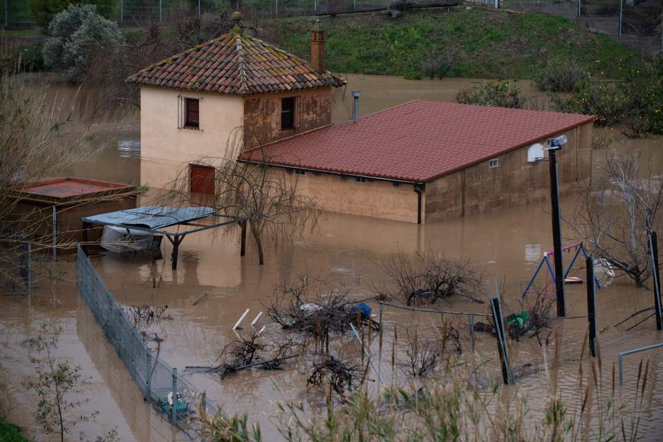  Rural homes have been cut off by the rising waters