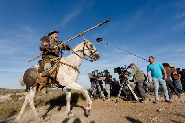  The film stars Jonathan Pryce, a Welshman, playing Spanish knight Don Quixote