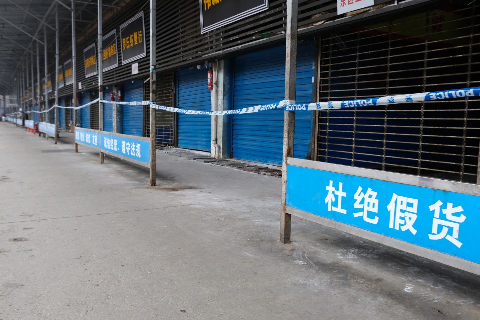  The Huanan Haixian Shichang market is thought to have been the epicentre of the virus and remains closed