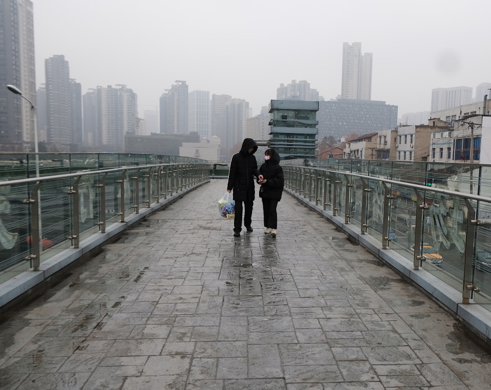  The city in the Hubei province has been reduced to a ghost town since the outbreak