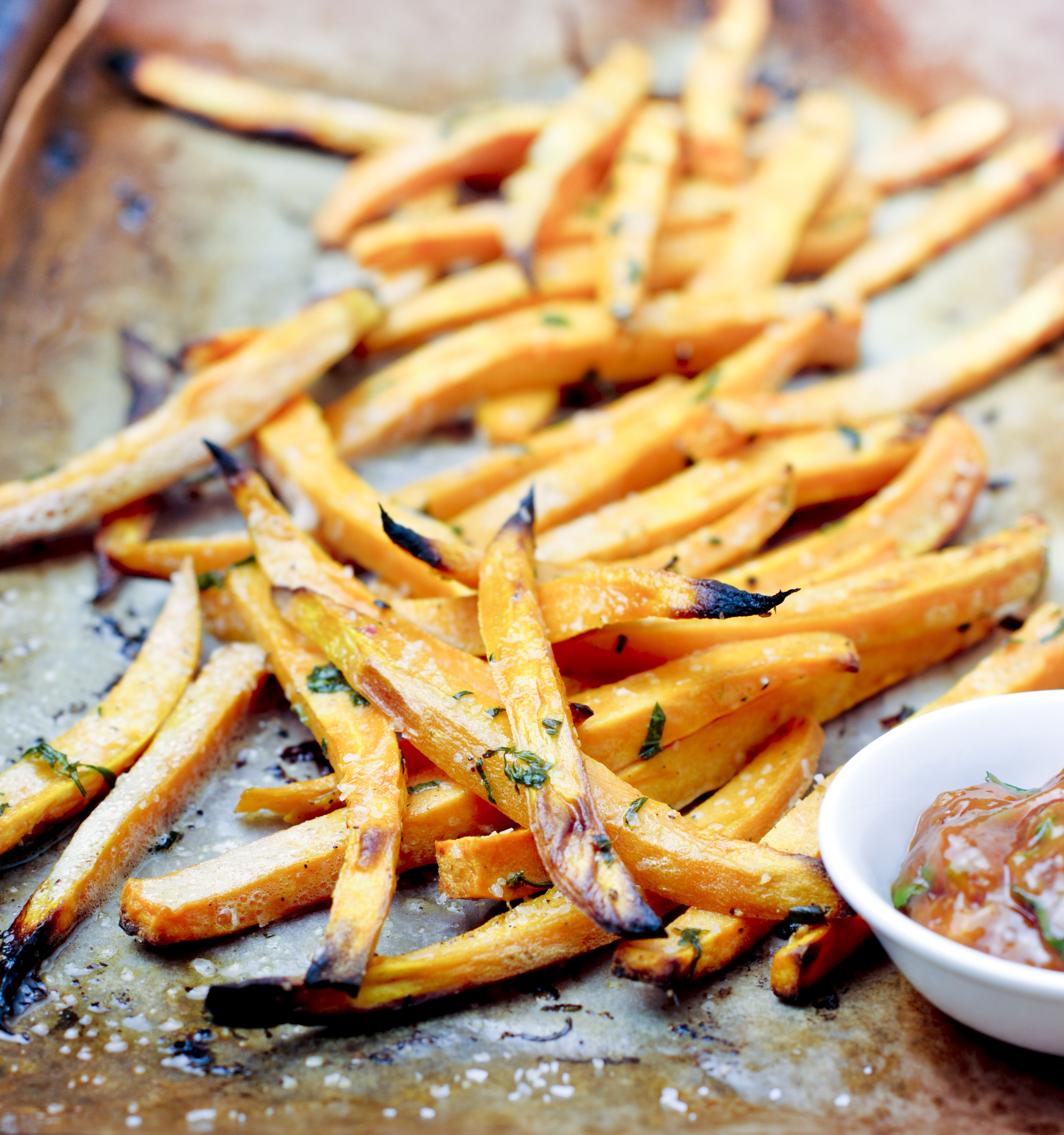 Soak and wash the potatoes before cutting them up and cooking them