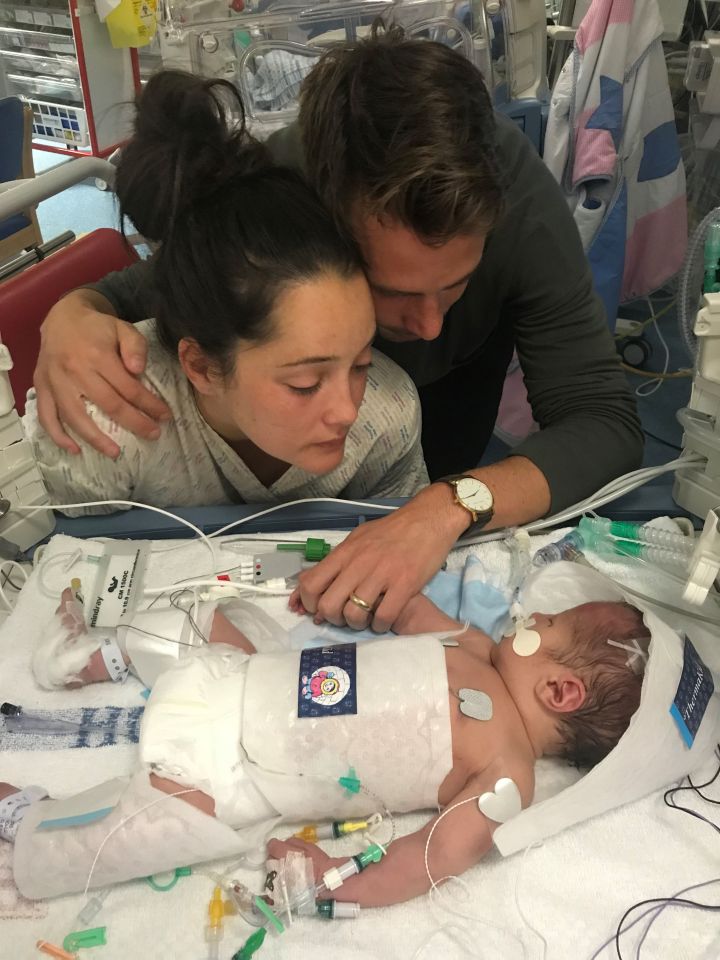  Sarah and Tom with dying Harry who suffered brain damage after he was failed by medics