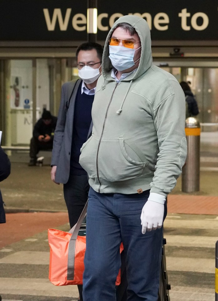  This driver picked up his passenger wearing protective gloves and a face mask from Terminal 4 at Heathrow Airport