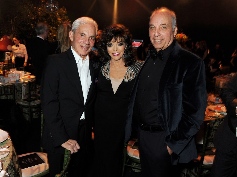  Joan Collins is a pal of the Reuben brothers