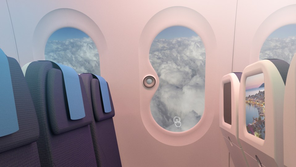  You plane might not have windows in the future