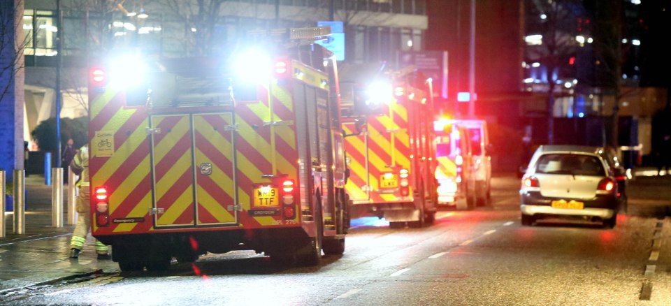  Emergency services scrambled to the south London station on Monday night