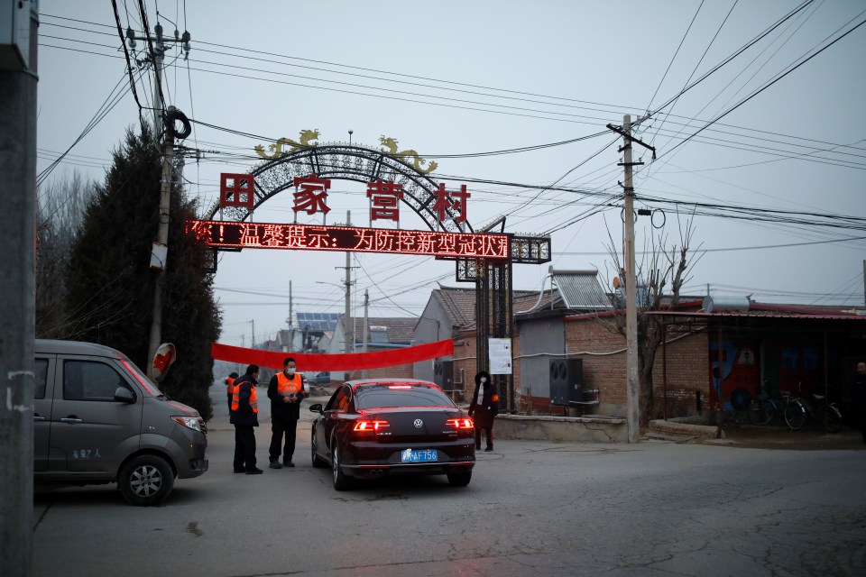  Elsewhere in China, locals have set up roadblocks