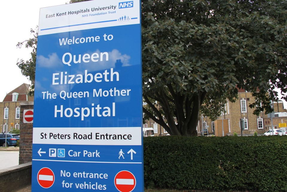  Baby Harry was 'failed' by staff at the Queen Elizabeth The Queen Mother Hospital in Margate