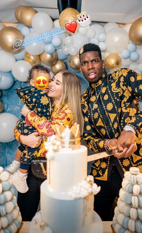  Wife Zulay and Pogba's one-year-old son enjoyed a big birthday bash the day before he went under the knife