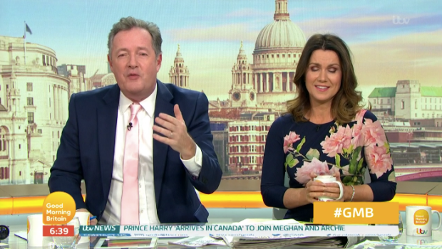  The presenter made the comments on the ITV show on Tuesday morning