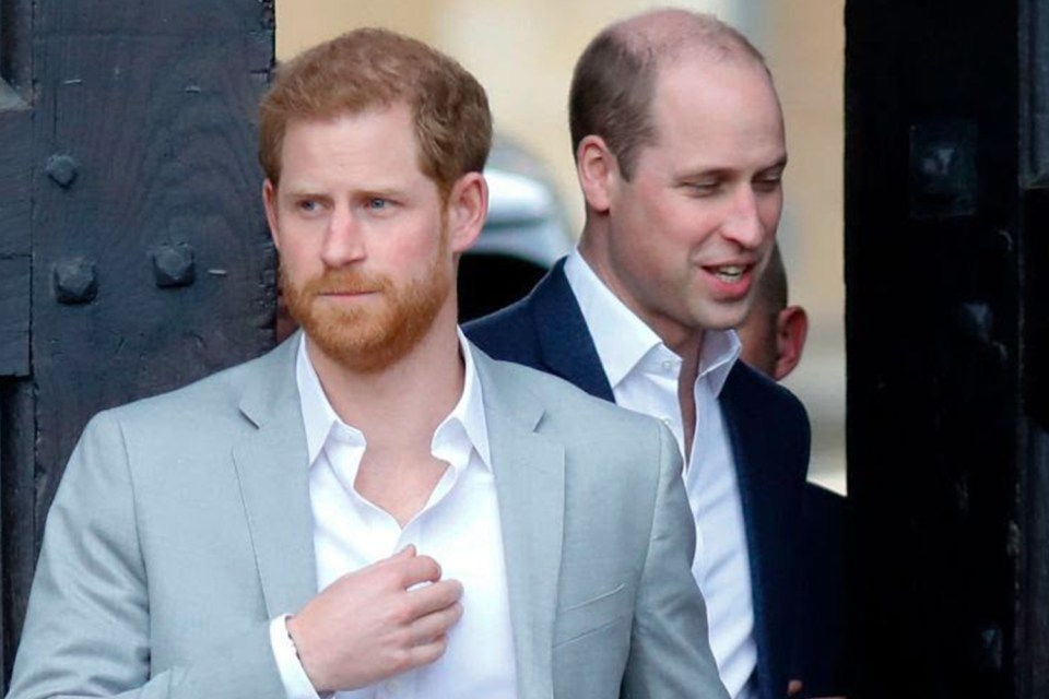  Brothers Harry and William have reportedly ended their feud