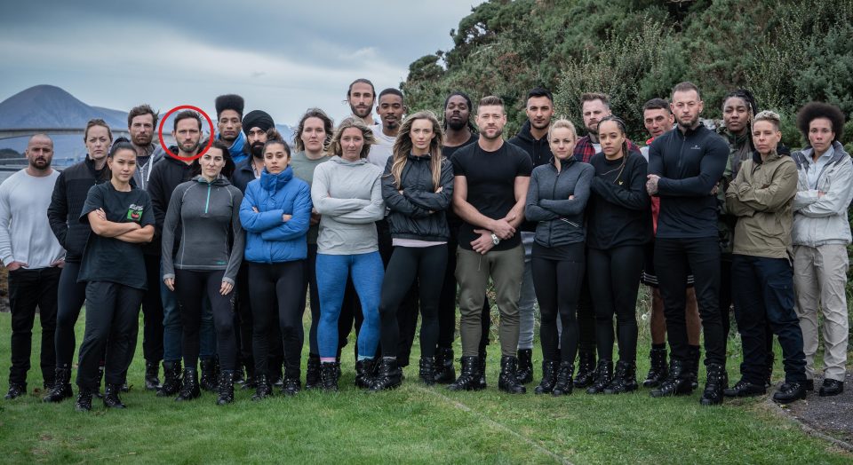  Jay, circled, tries to blend in as one of the 25 civilian contestants