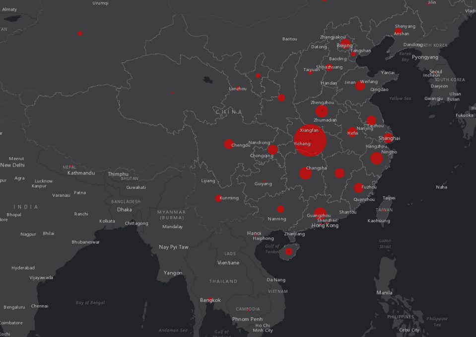 This terrifying map pinpoints new outbreaks when and where they happen – in real time