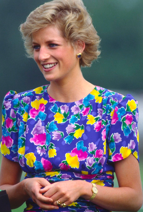  The real Princess Diana at a polo match in 1988