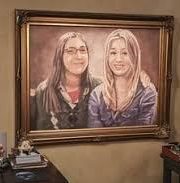  The portrait of Amy and Penny is the butt of many jokes