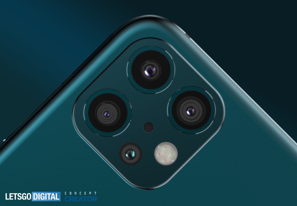  Two of the four phones will come with triple camera arrays