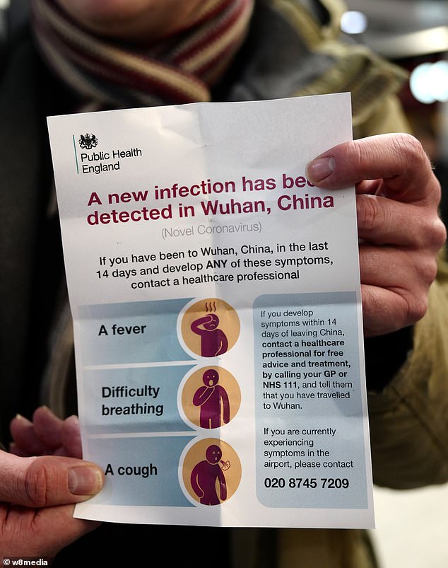  Passengers were given health leaflets but described an otherwise regular arrival in London