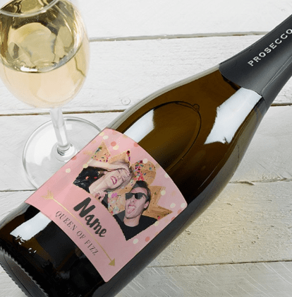  Prosecco is always going to be cheaper than champagne so it's a good thing you can personalise a bottle