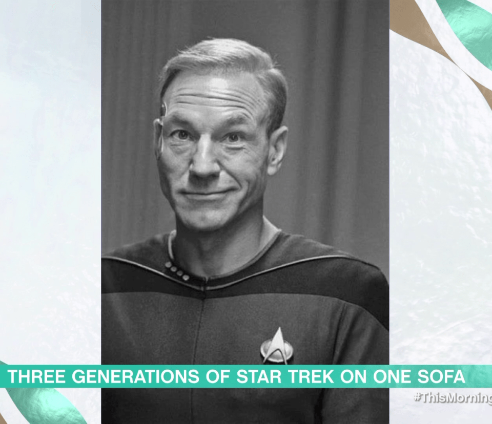  Patrick Stewart was originally due to wear a wig on Star Trek, he revealed on This Morning