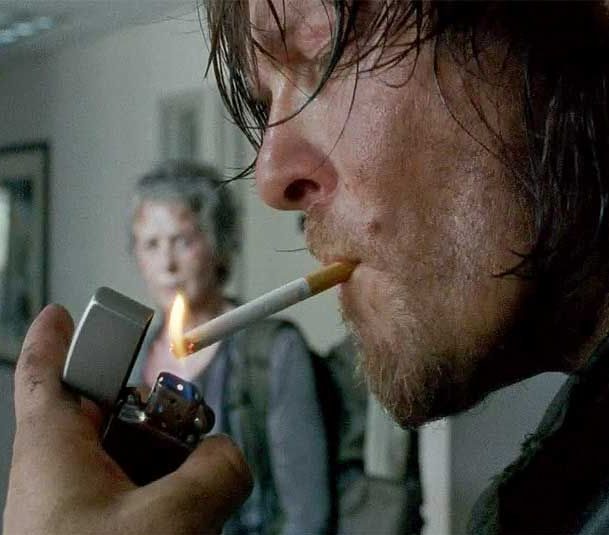  Daryl is known for his love of cigarettes