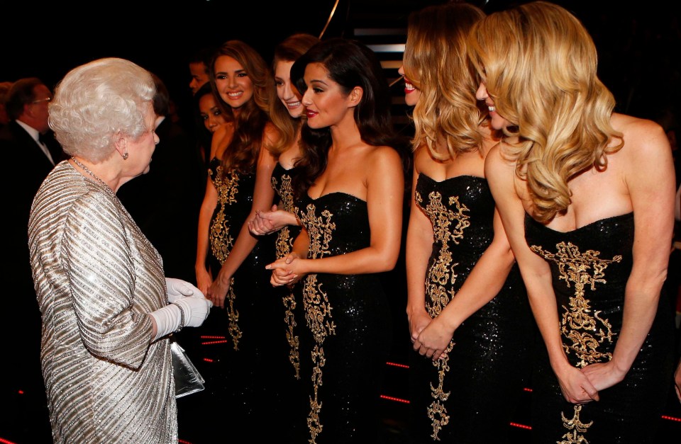 Kimberley Walsh has revealed Girls Aloud’s “warm” meeting with the Queen at the Royal Variety Performance in 2012