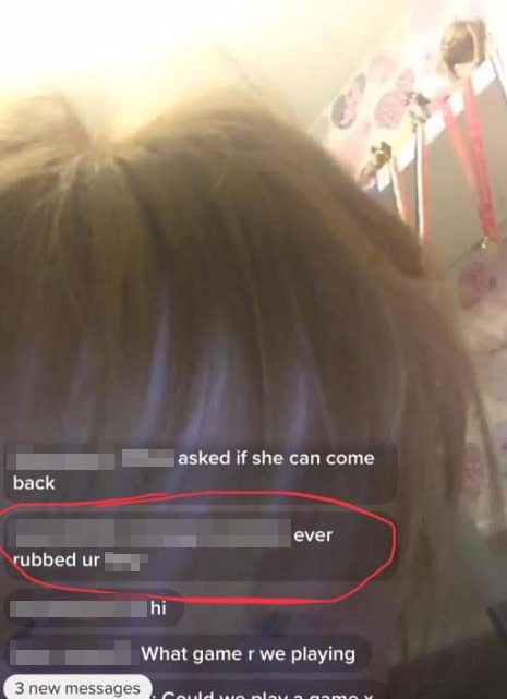  A 10-year-old girl, who we have not named, received this creepy message from a stranger on Tiktok