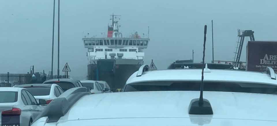  The ferry was able to reach port without damage due to skilful navigation