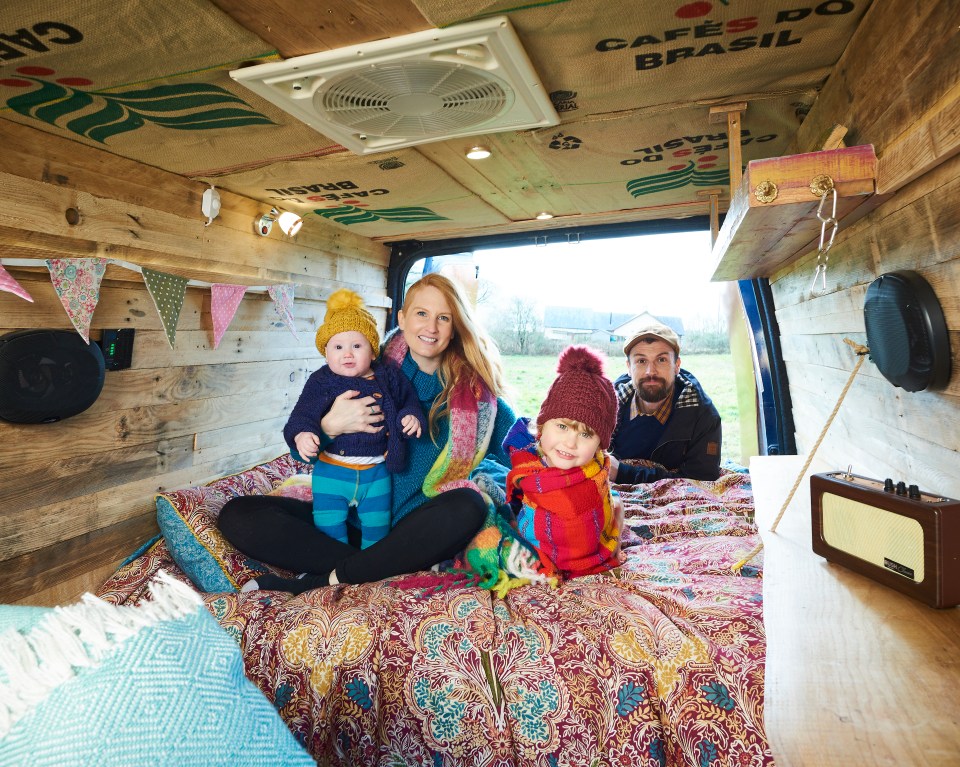  After the couple's honeymoon they pledged to stop flying and only use their second-hand campervan