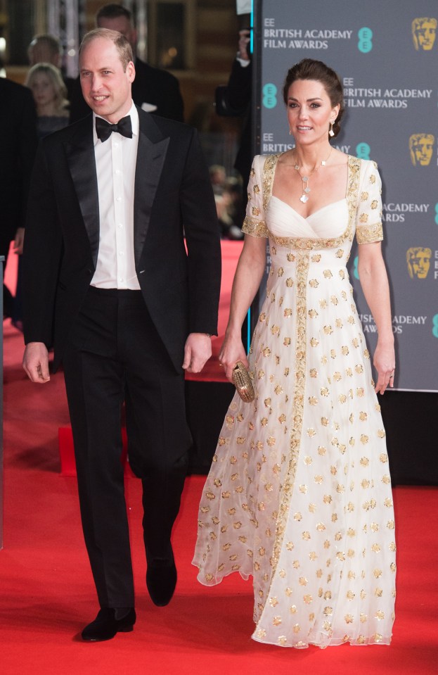  The Duchess of Cambridge recycled a white gown at this year's BAFTAs by having the sleeves modified