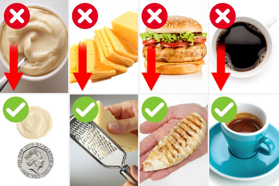 There are some easy food swaps you can make to lower your calorie intake