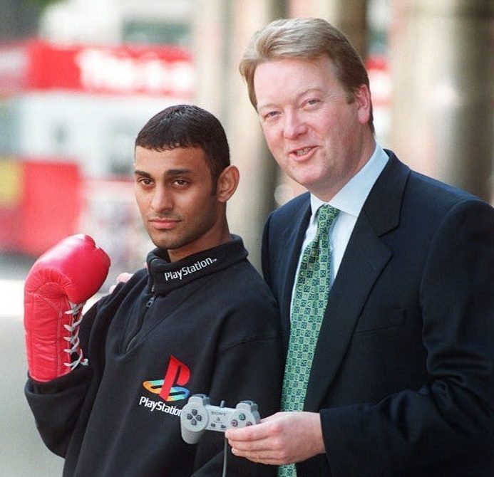 Warren had built up quite the reputation in boxing, looking after superstar clients like Prince Naseem Hamed