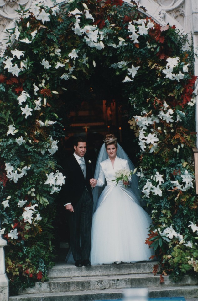 The Earl of Snowdon and Serena married in October 1993