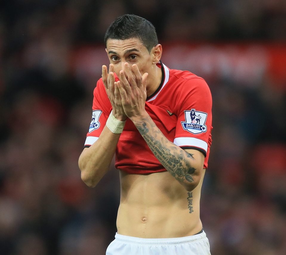  Angel Di Maria hates Manchester United so much that he even turns off the TV if they come on