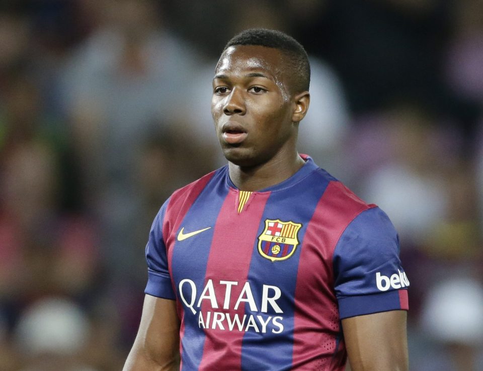  Traore featured fleetingly as a skinny teen for Barcelona