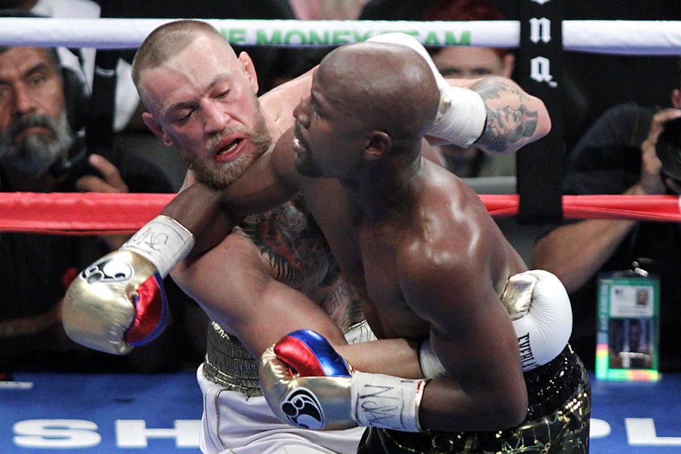  Floyd Mayweather beat Conor McGregor in a 2017 crossover bout