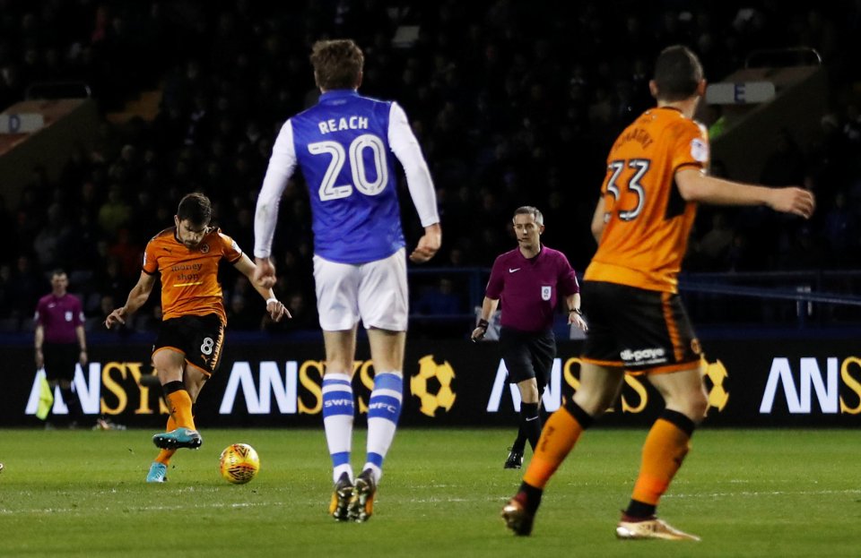  Ruben Neves rates his strike against Sheffield Wednesday ahead of his goal against Espanyol