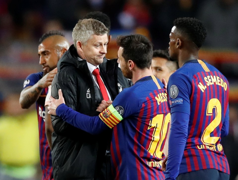  Ole Gunnar Solskjaer could sensationally link up with Messi next season