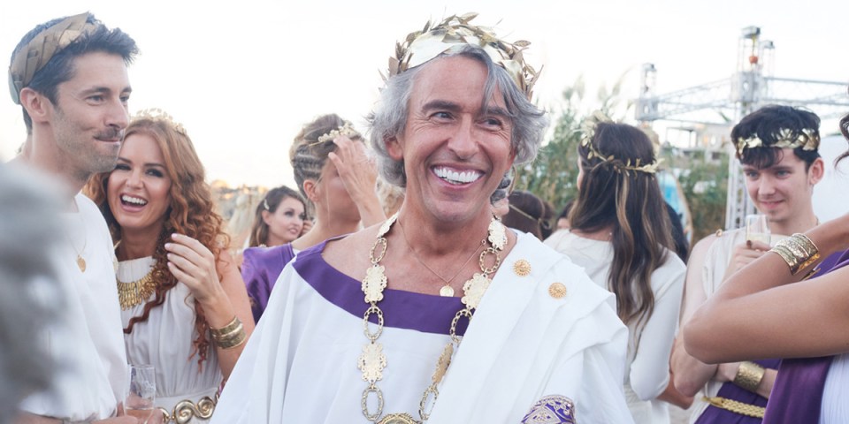 Steve Coogan is Sir Richard McCreadie — a billionaire fashion tycoon on the cusp of turning 60 and needing a boost to his public profile